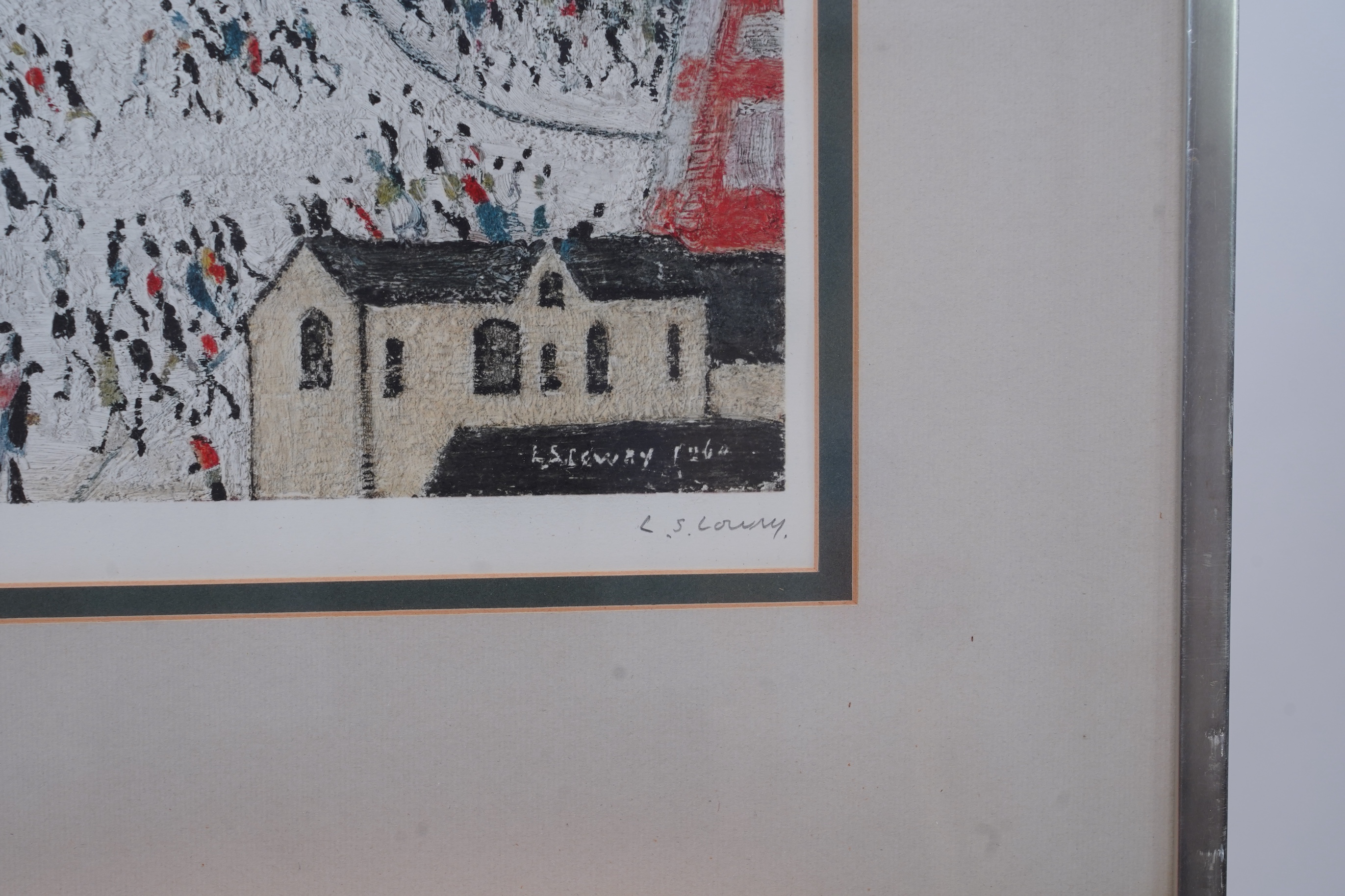 Laurence Stephen Lowry RBA, RA, 1887-1976, 'Station Approach'